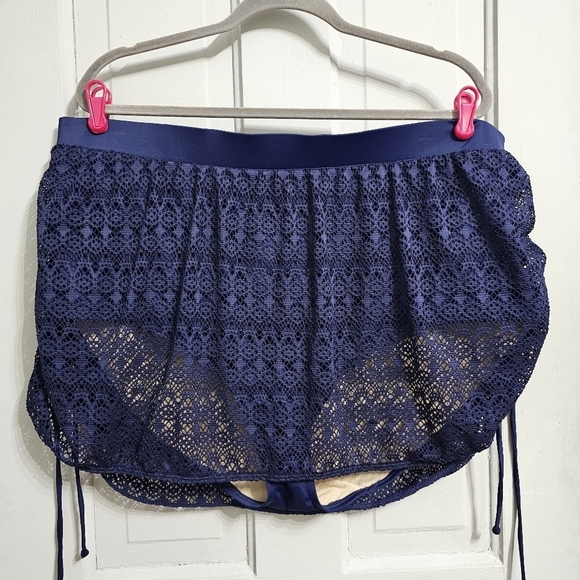 Swim by Cacique Crochet Swim Skirt Lane Bryant - Picture 1 of 8